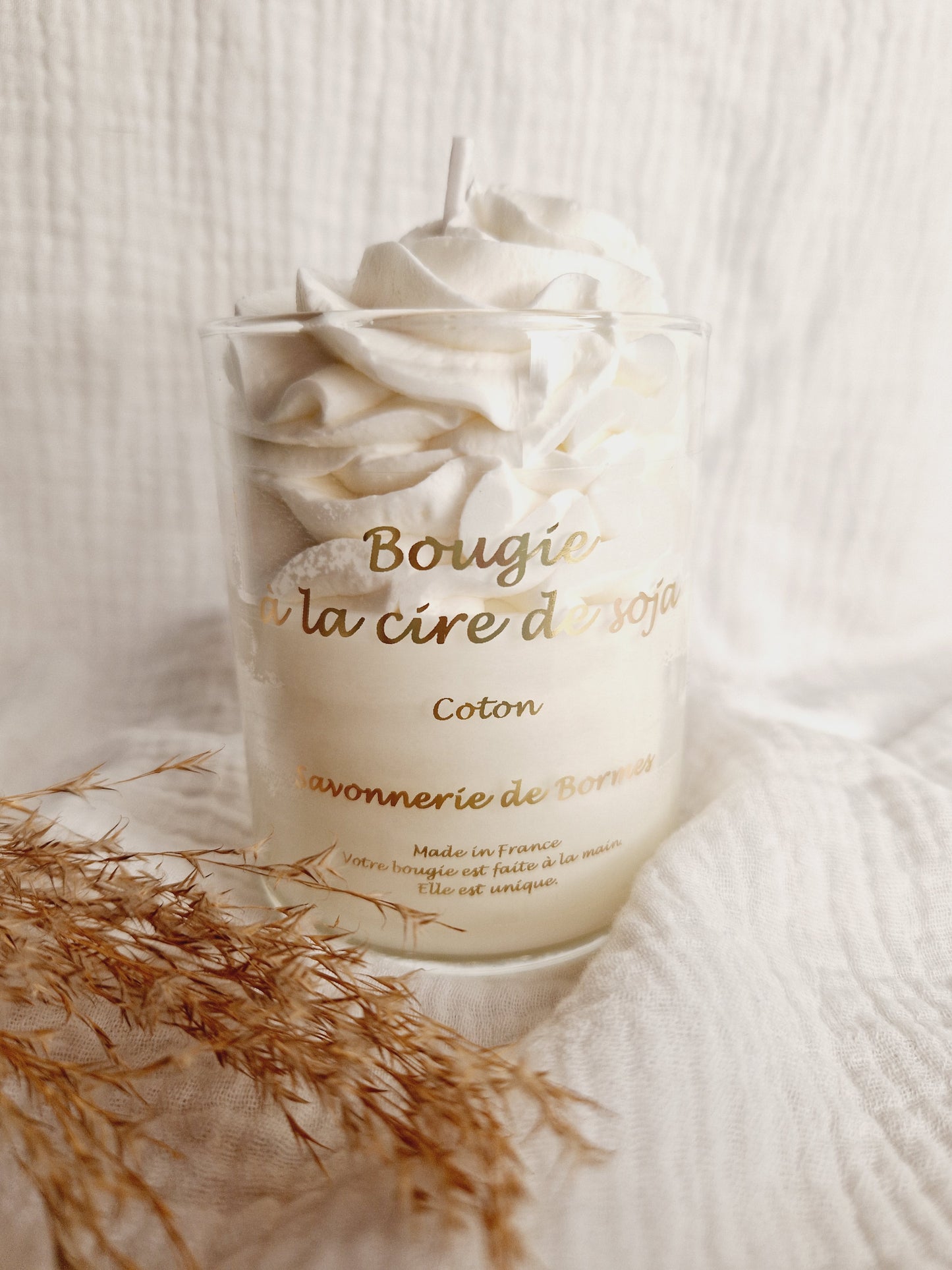 Bougie pâtissière - Coton
