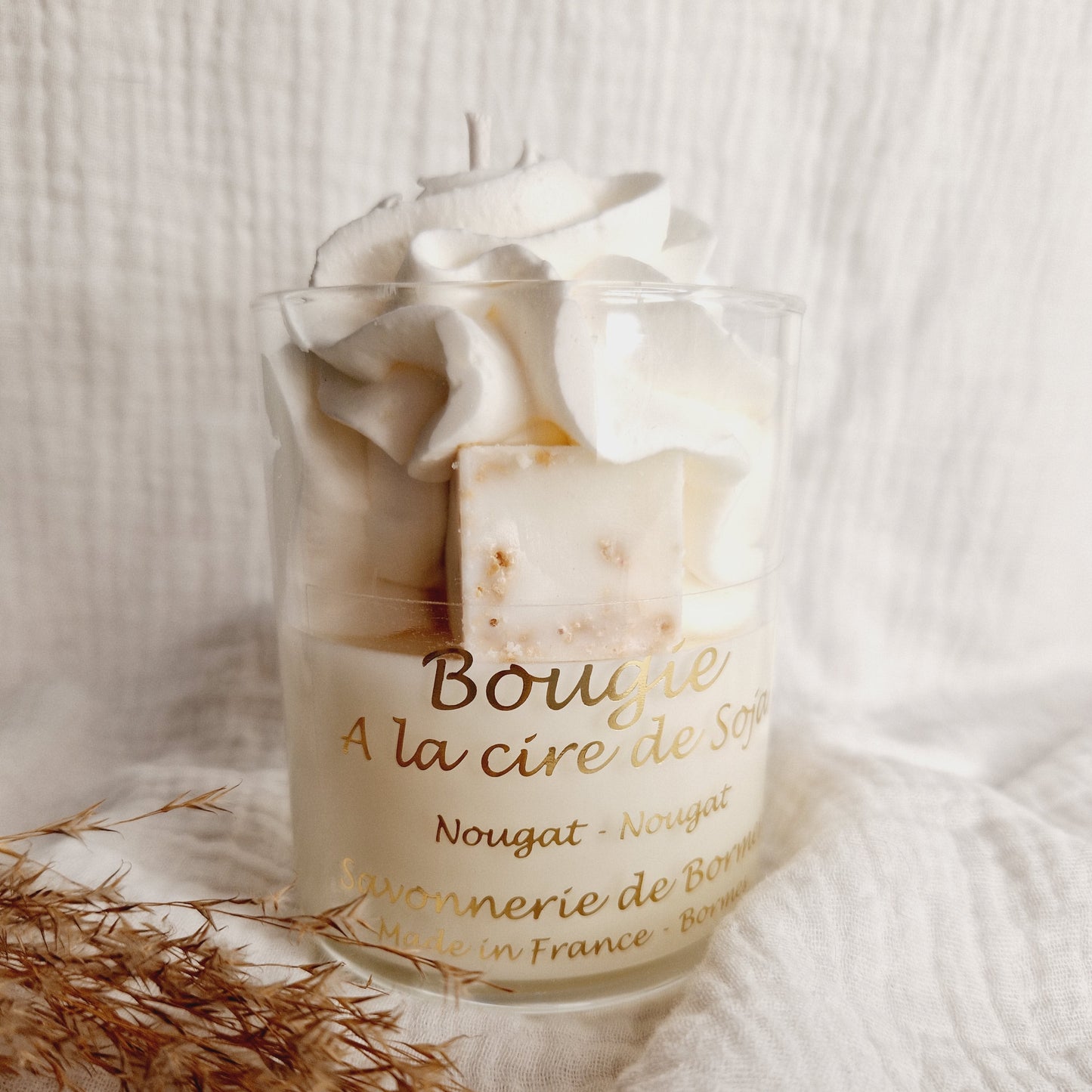 Bougie pâtissière - Nougat