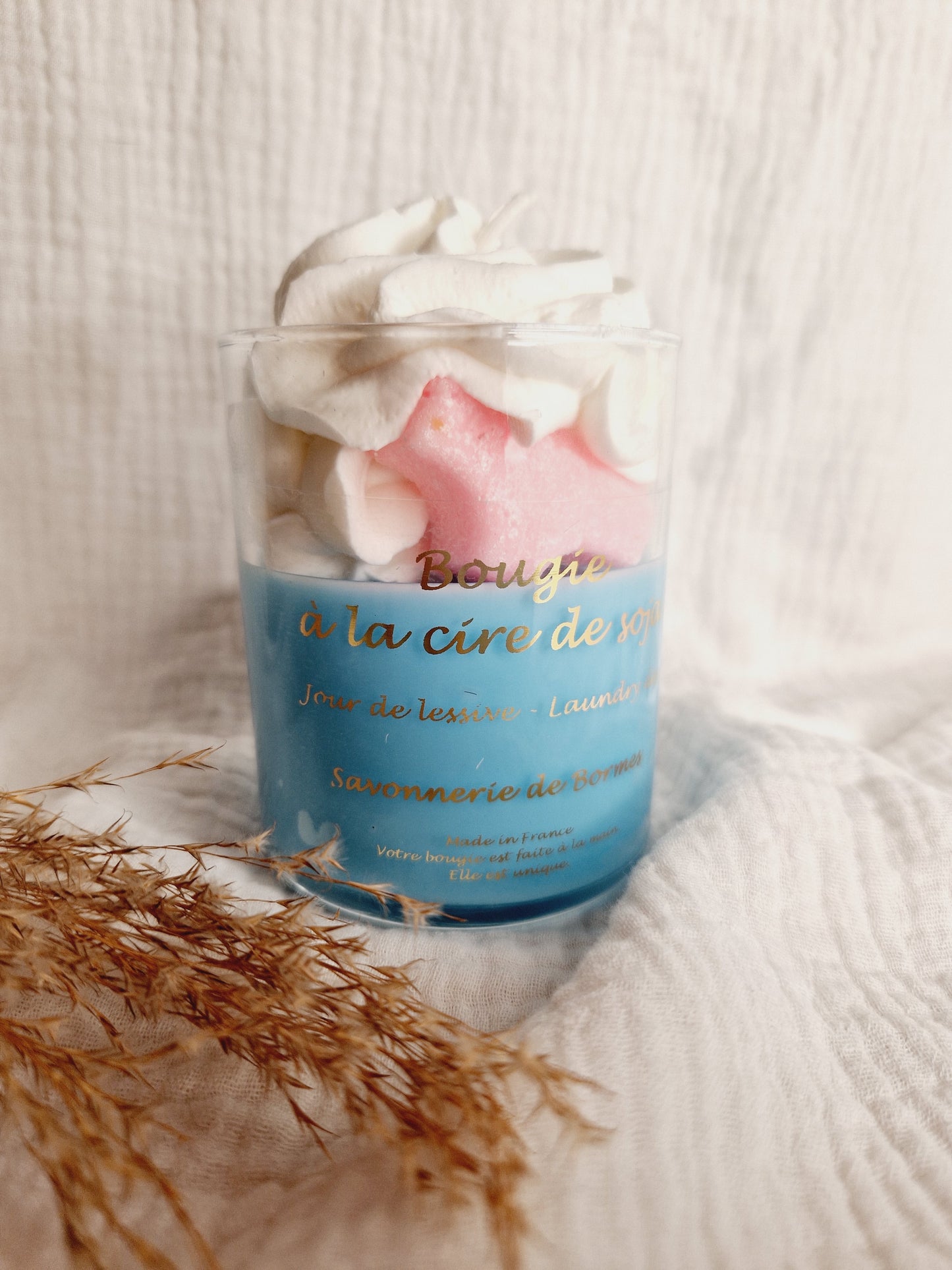 Bougie pâtissière - Jour de lessive