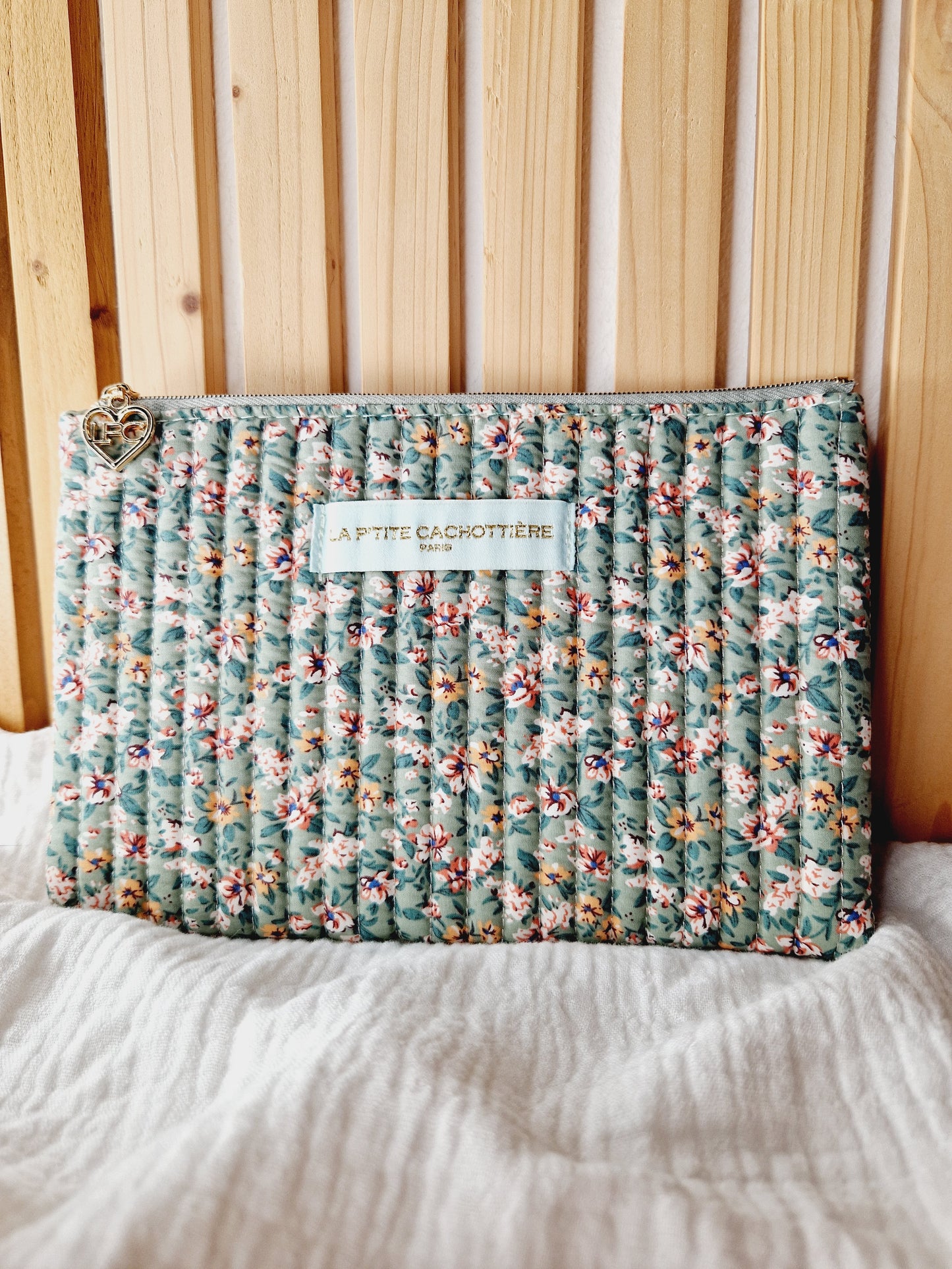 Pochette A5 - Liberty vert