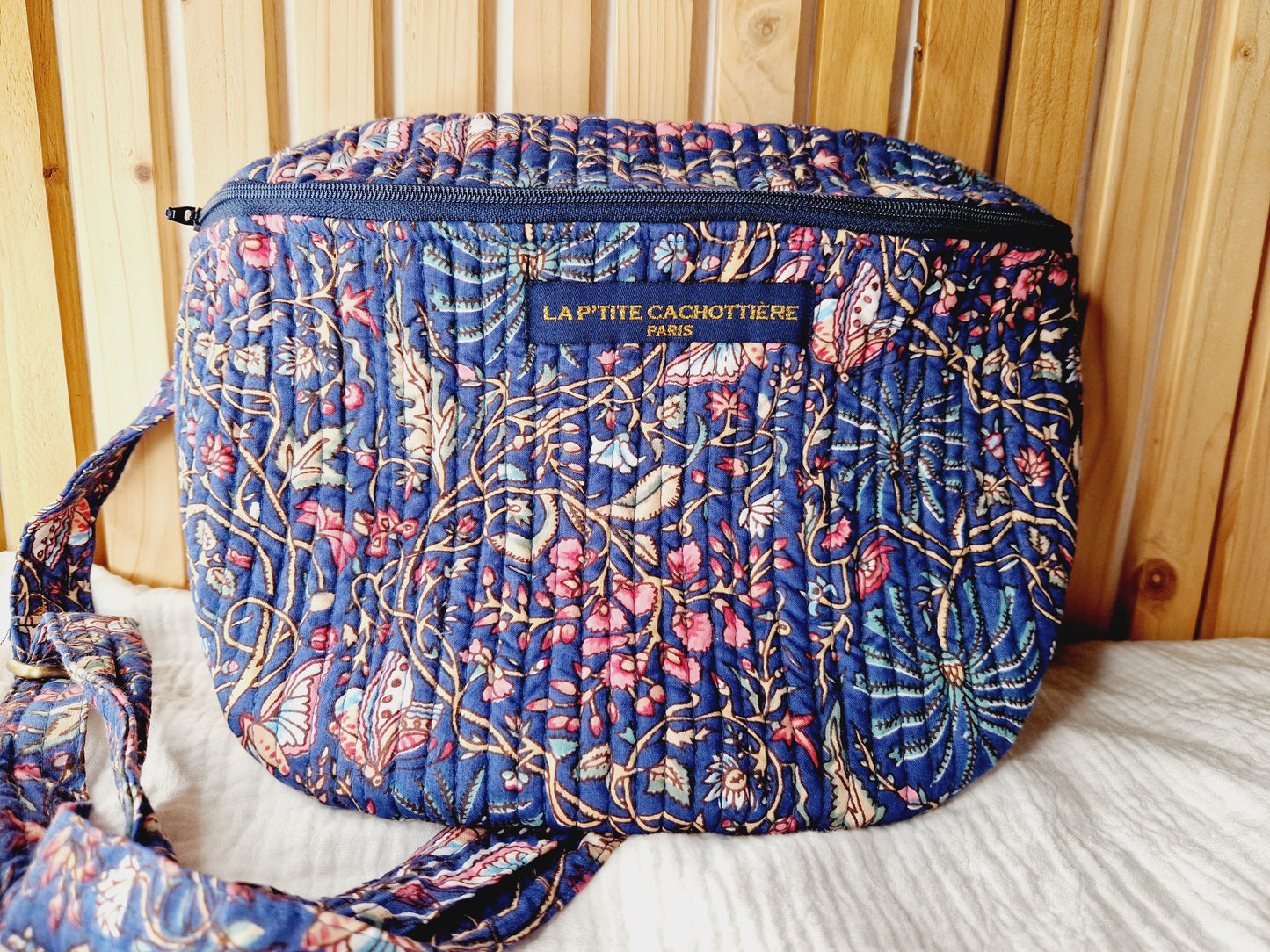 Sac banane - Collection Indienne bleu marine
