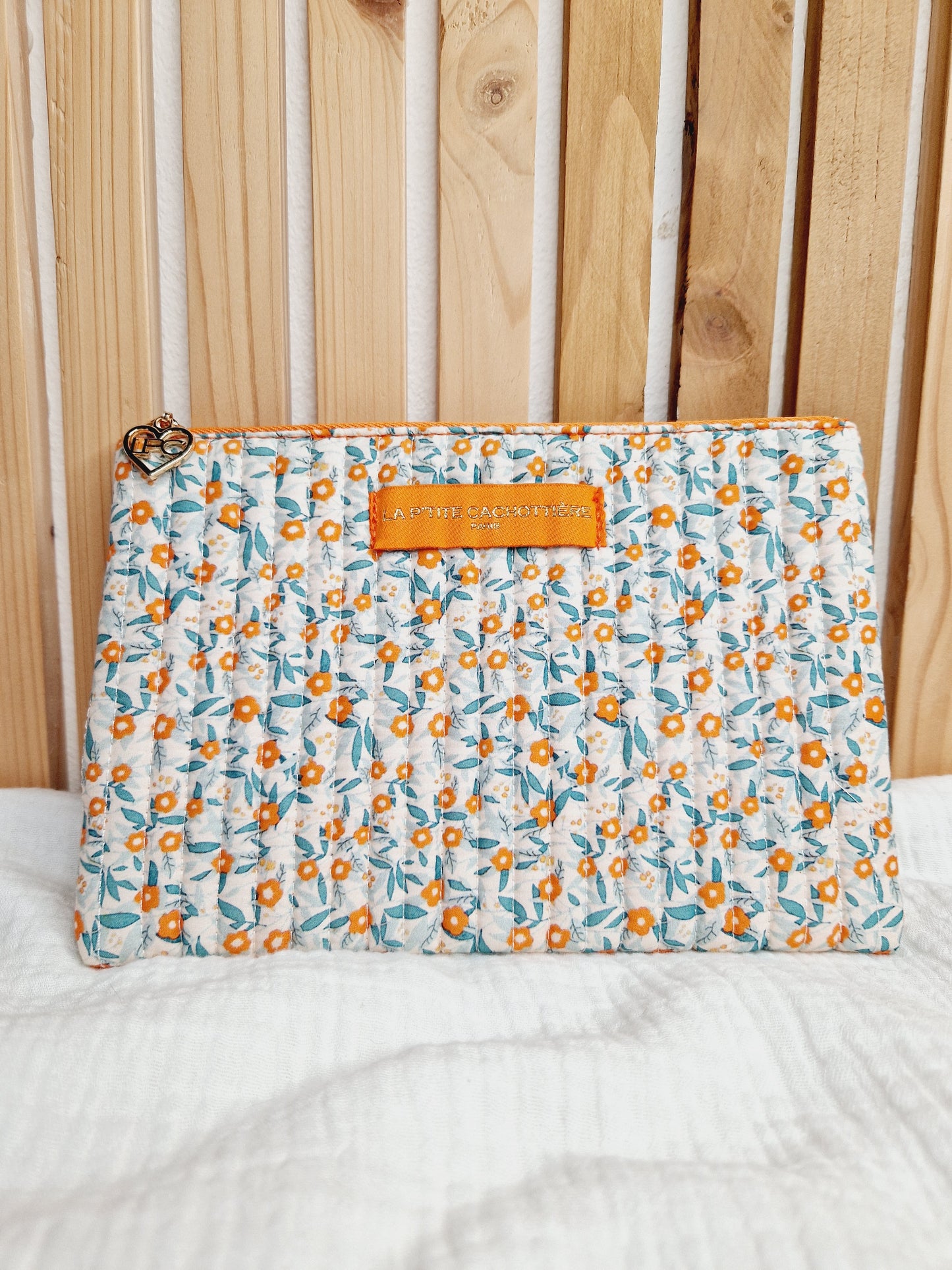 Pochette A5 - Liberty orange