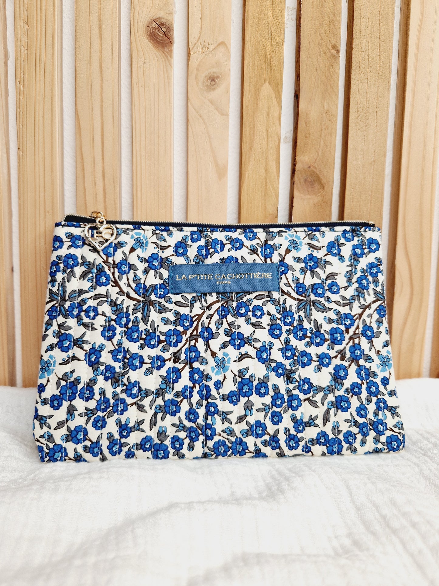 Pochette A5 - Liberty bleu
