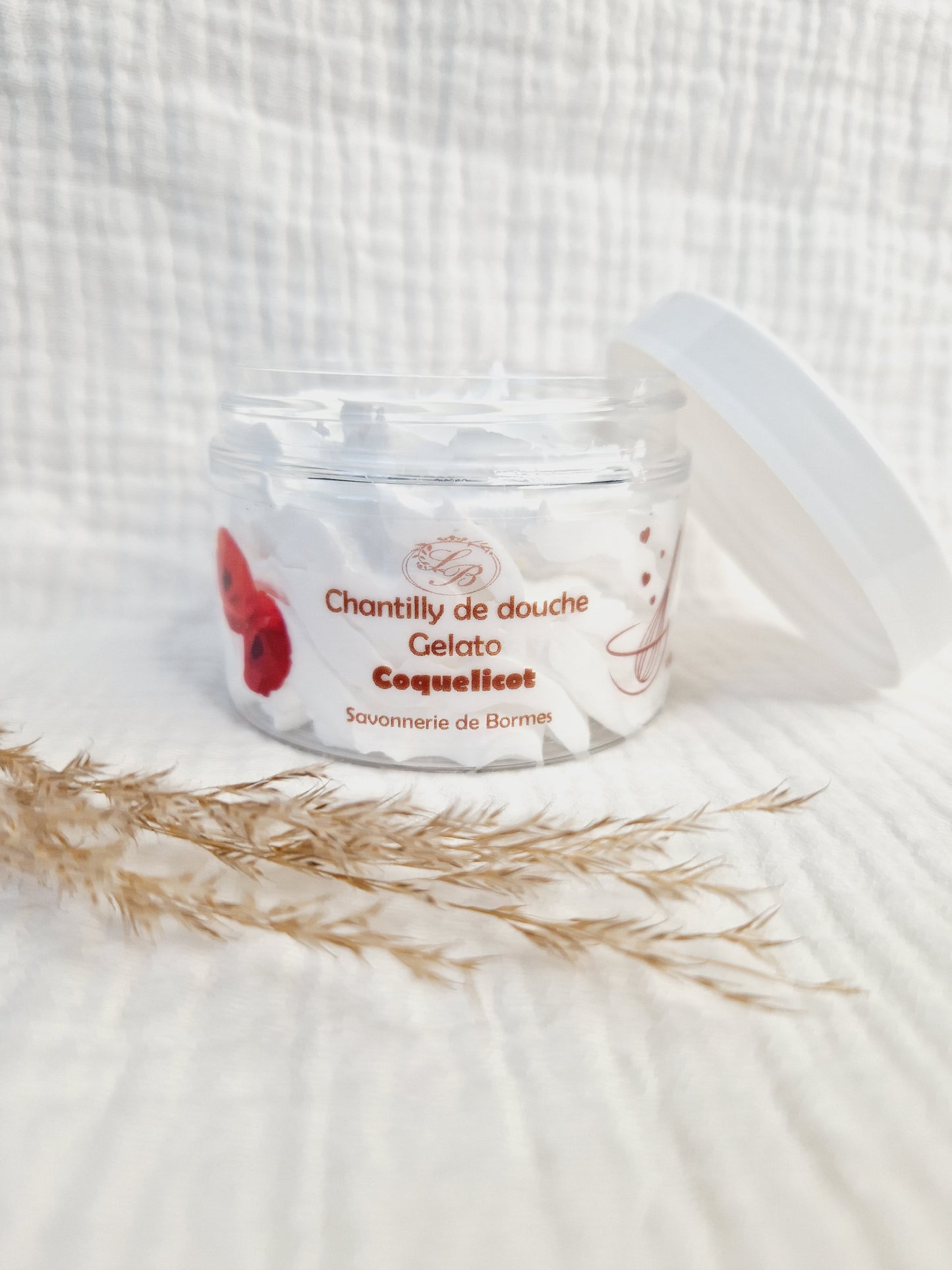 Chantilly de douche - Coquelicot