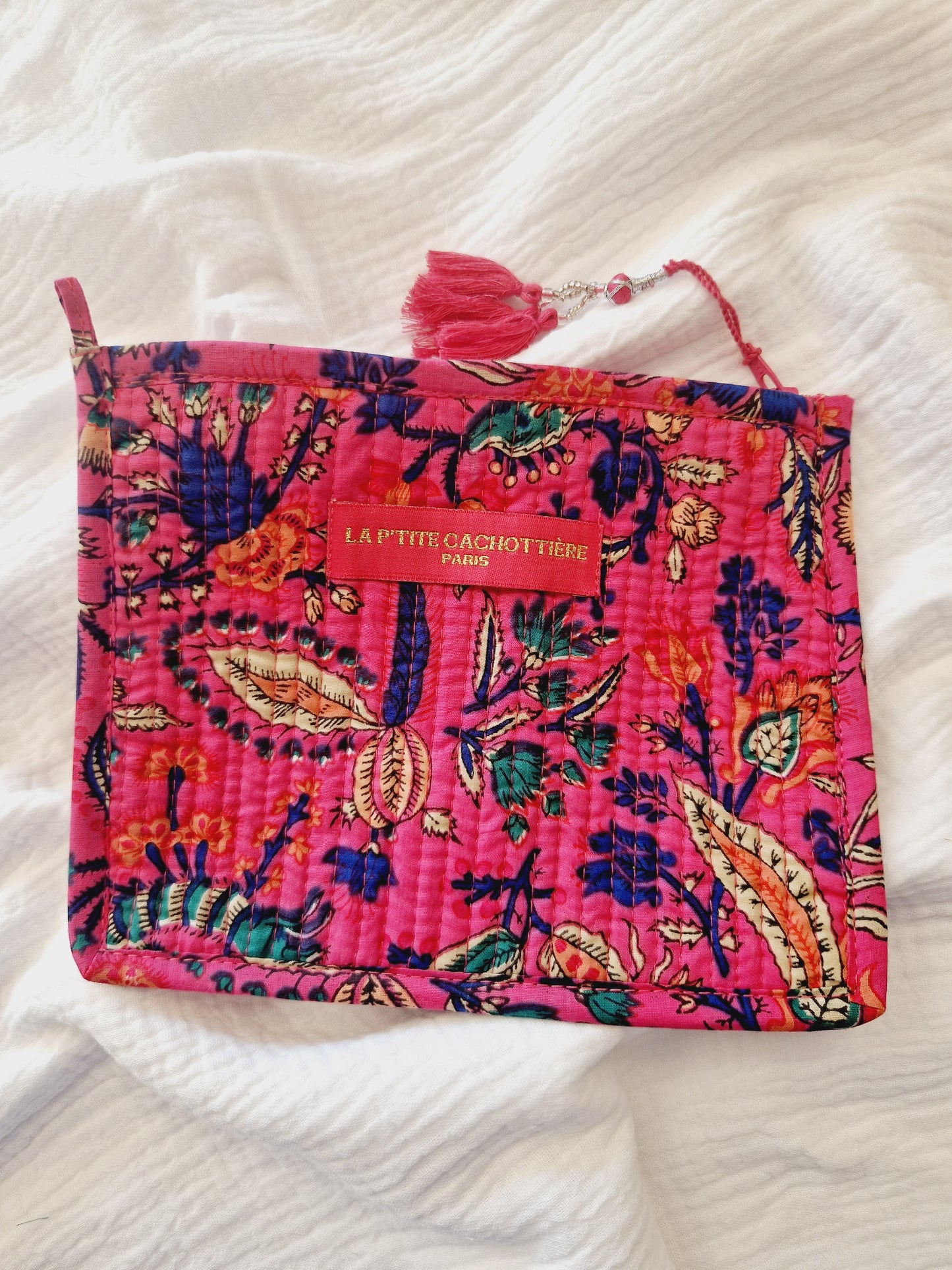 Pochette A5 - Collection Indienne rose