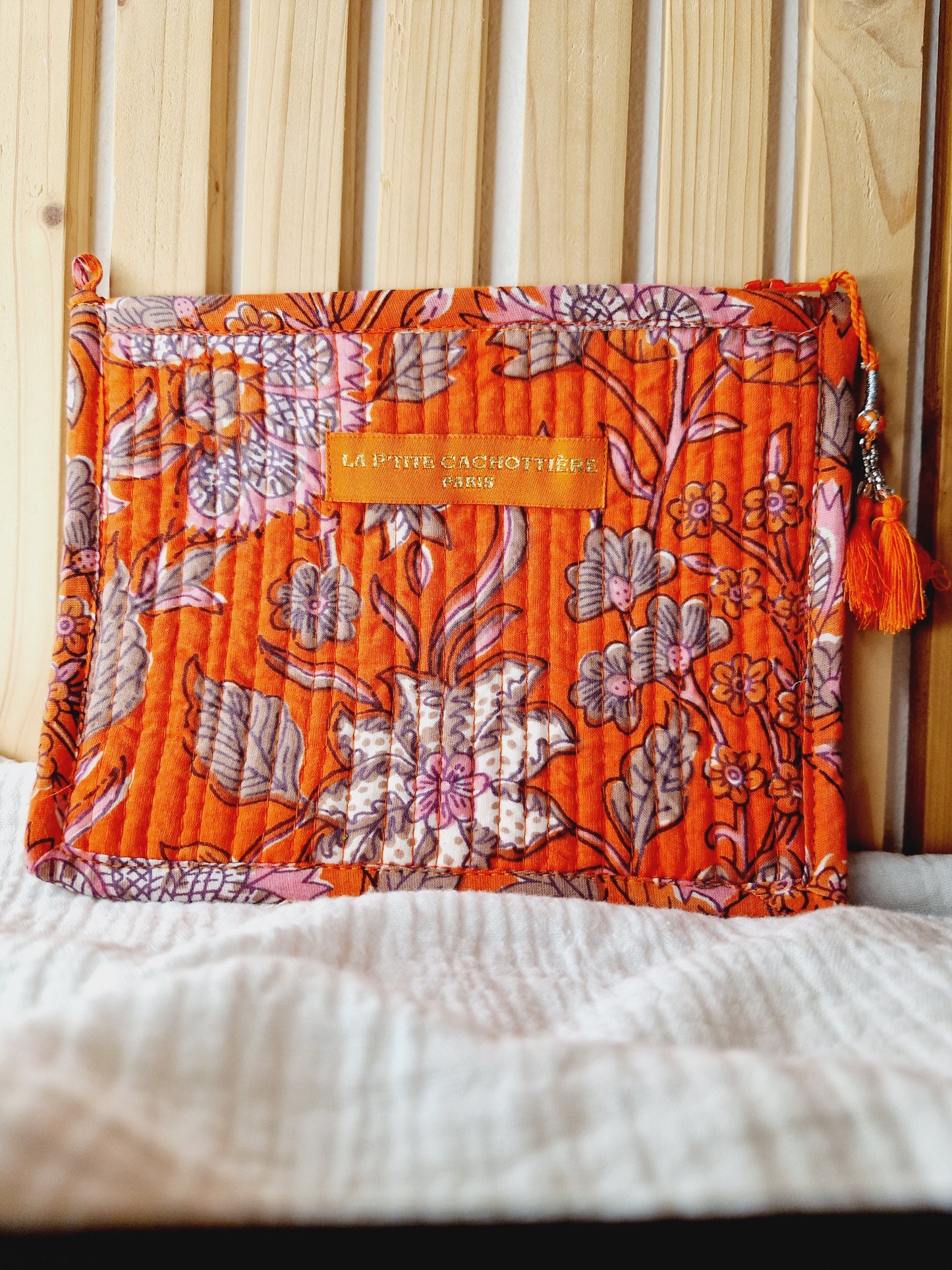 Pochette A5 - Collection Indienne orange