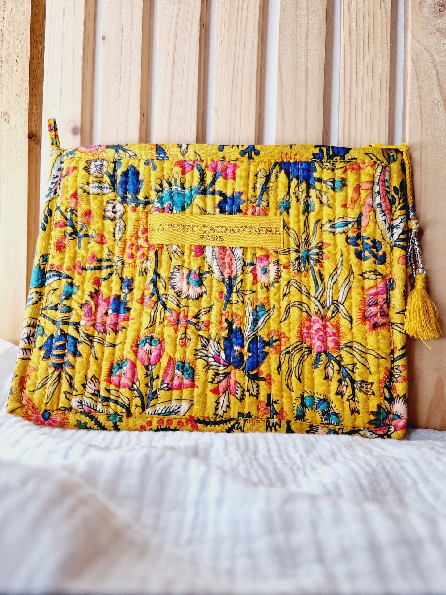 Pochette A5 - Collection Indienne jaune