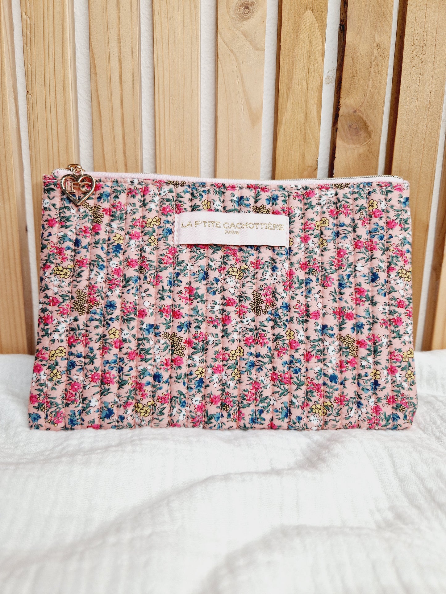 Pochette A5 - Liberty rose