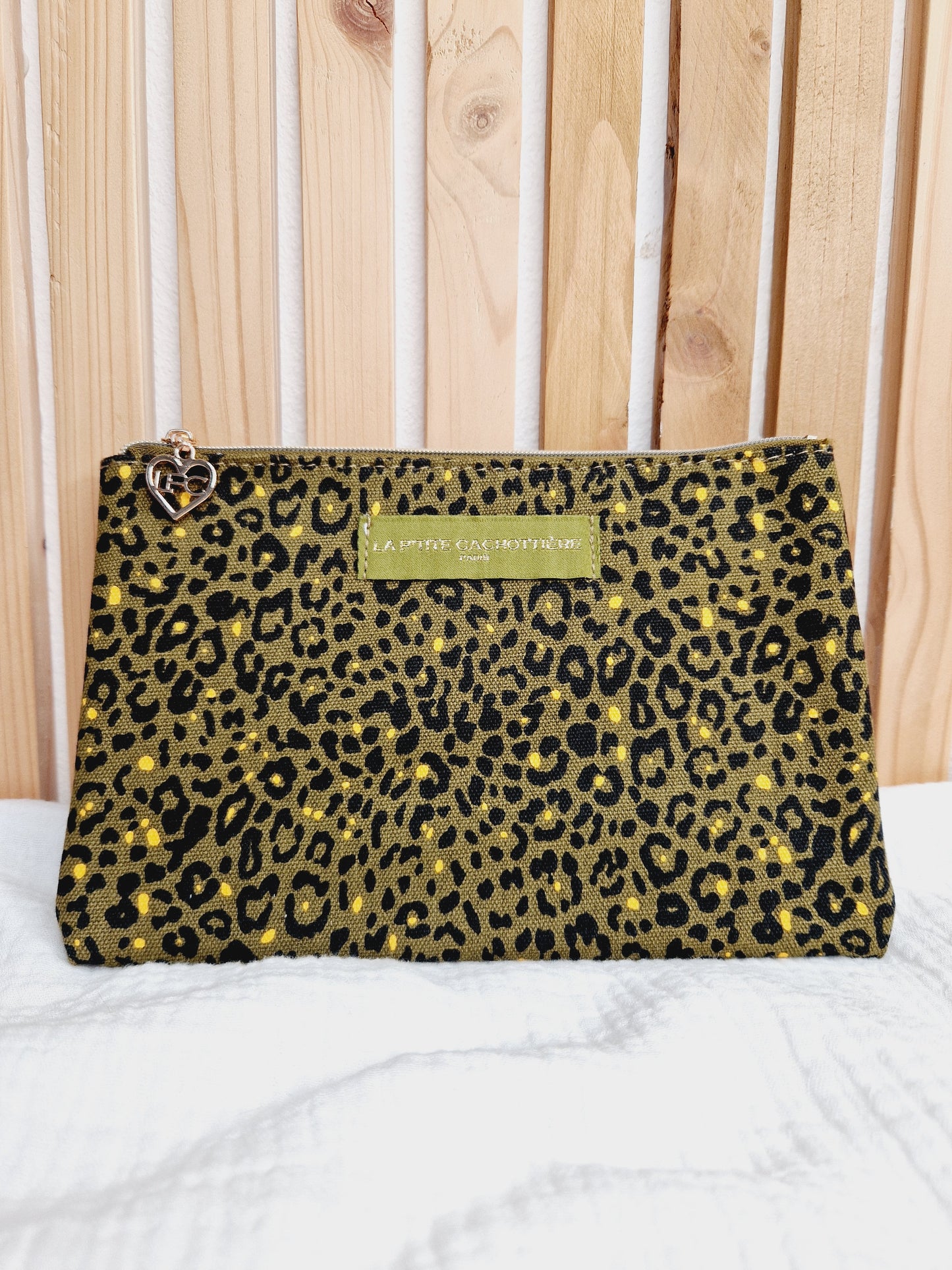 Pochette A5 - Léopard kaki