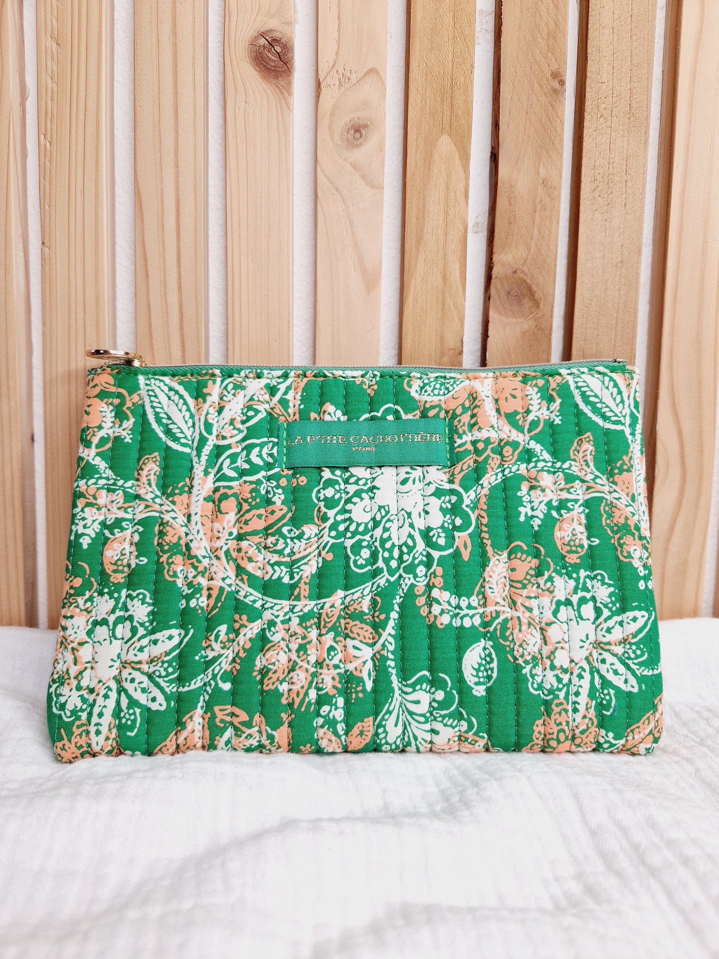 Pochette A5 - Liberty vert