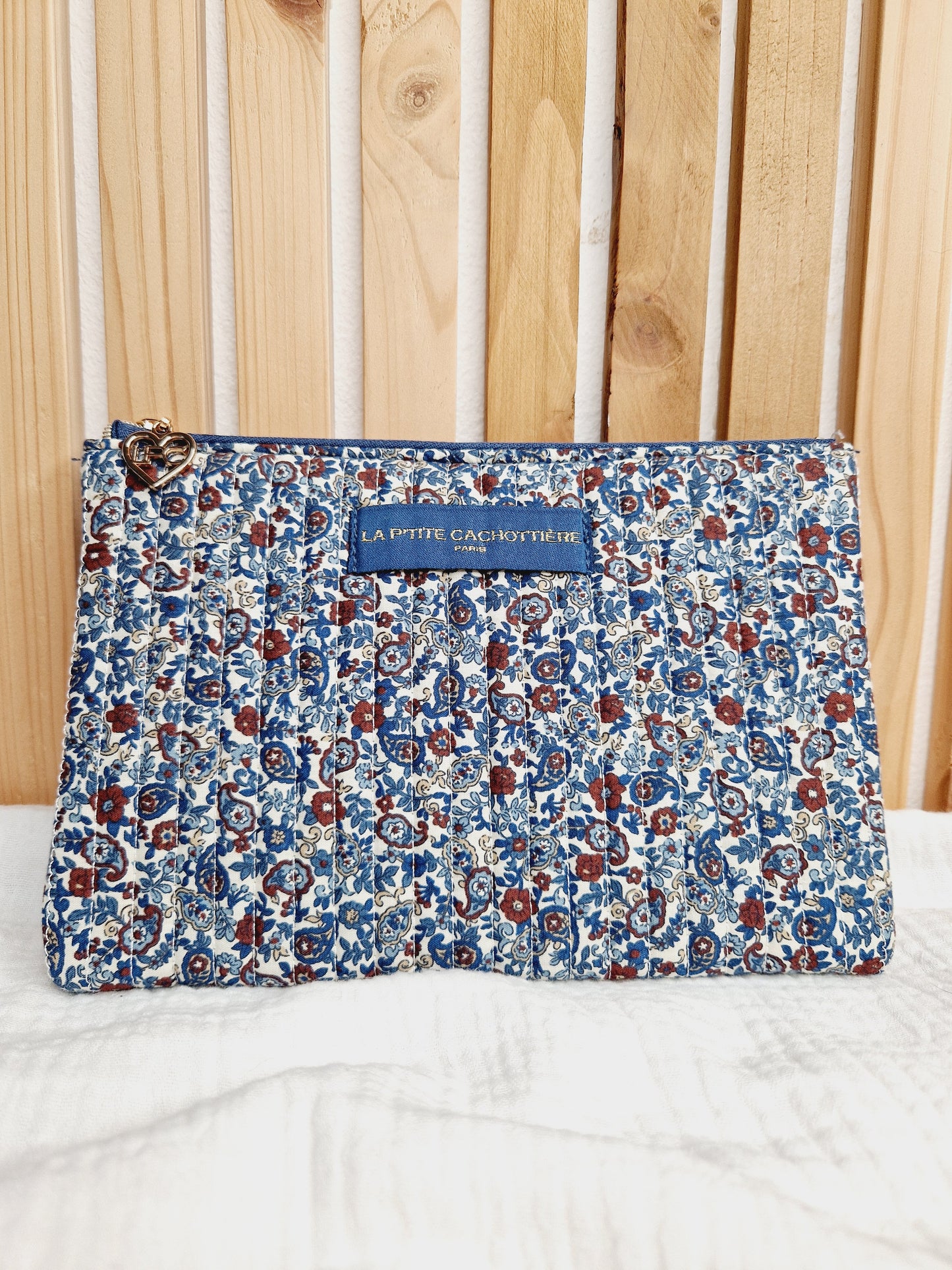Pochette A5 - Liberty bleu