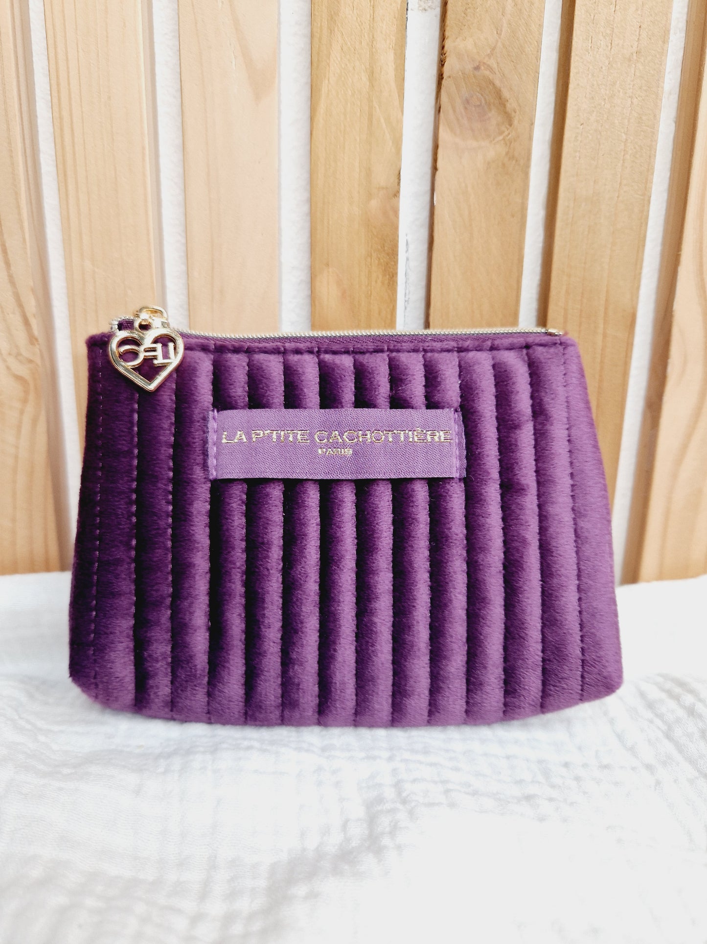 Porte-monnaie - Velours violet