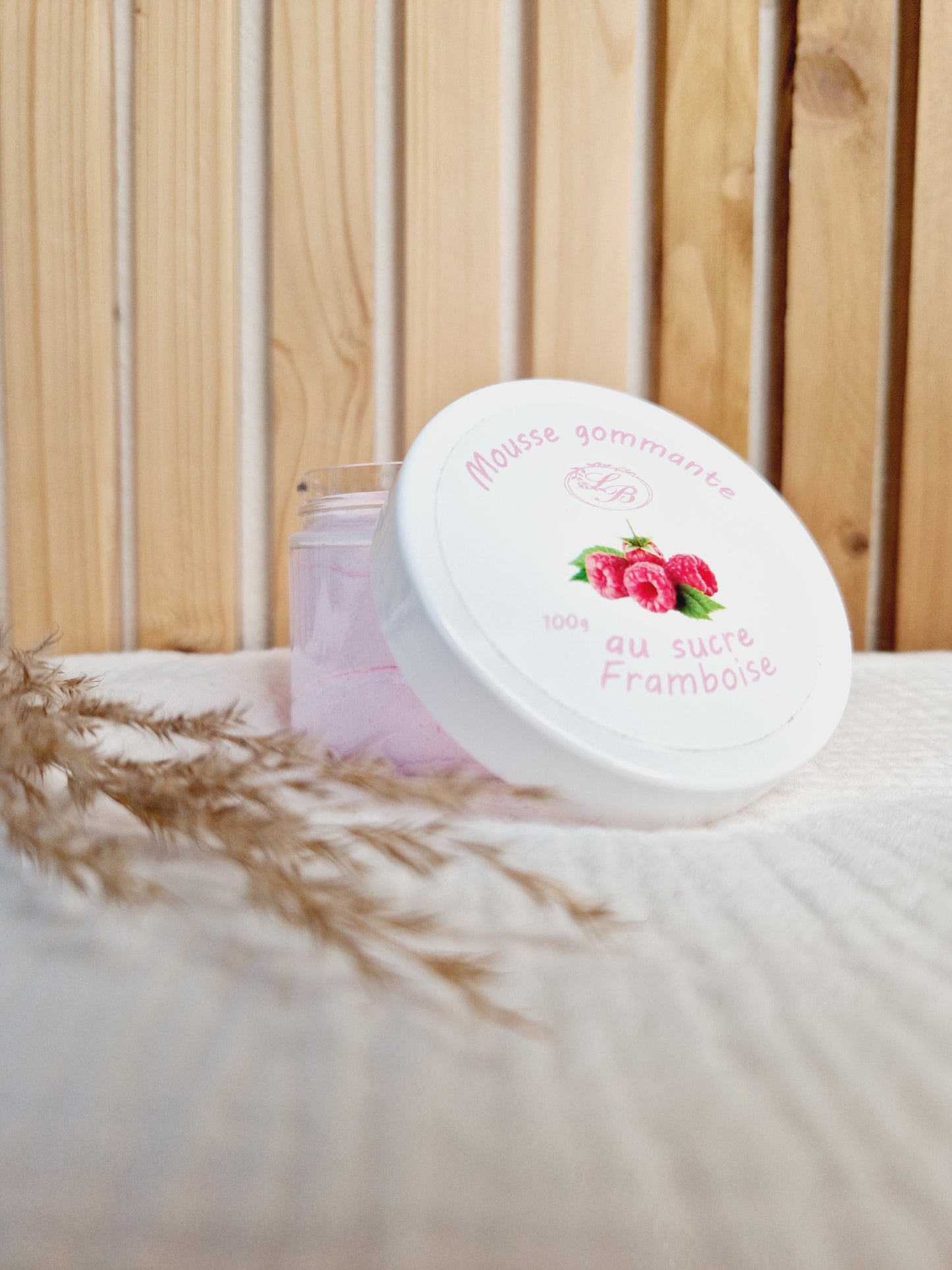 Chantilly de bain exfoliante - Framboise