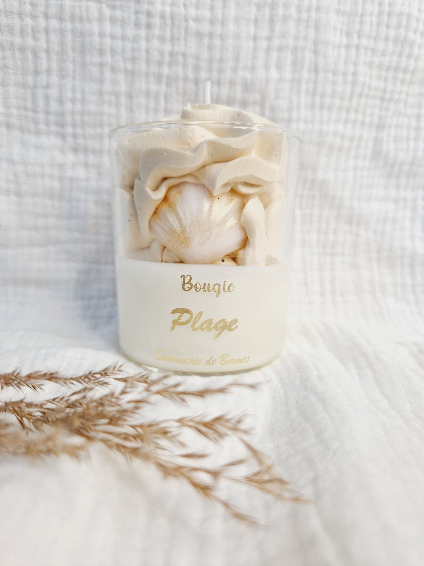 Bougie pâtissière - Plage