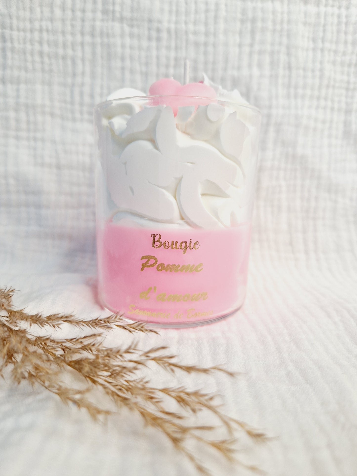 Bougie pâtissière - Pomme d'amour
