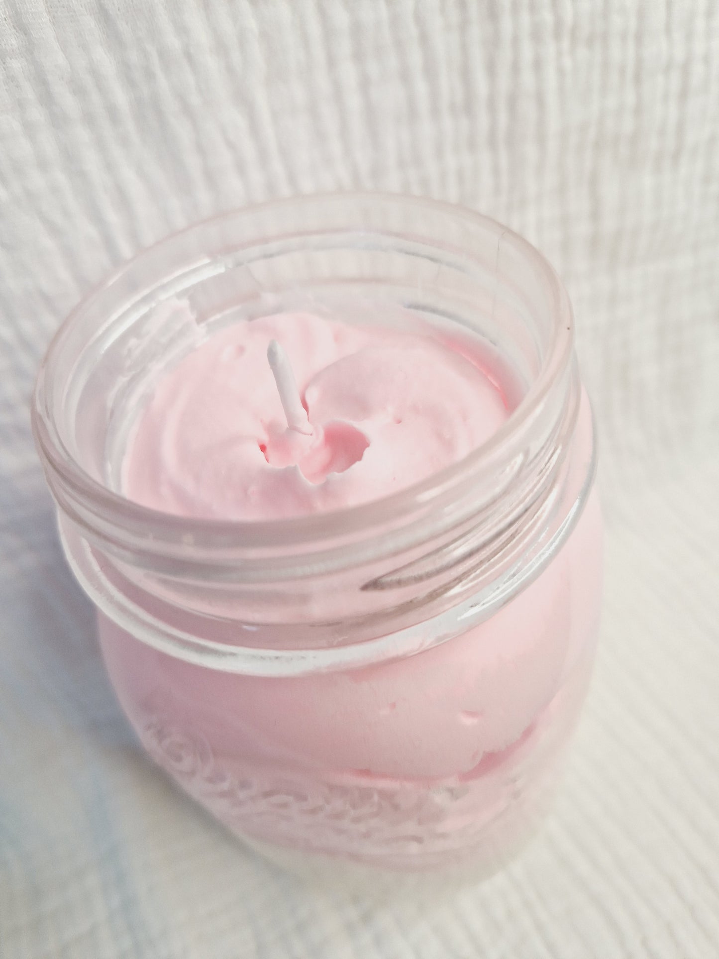 Bougie mason jar - Pomme d'amour