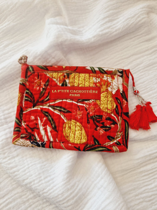 Porte-monnaie - Collection Indienne rouge