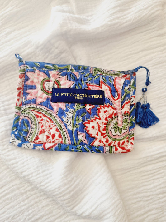 Porte-monnaie - Collection Indienne bleu