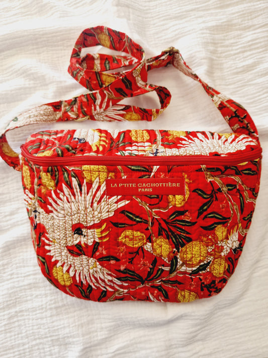Sac banane - Collection Indienne rouge