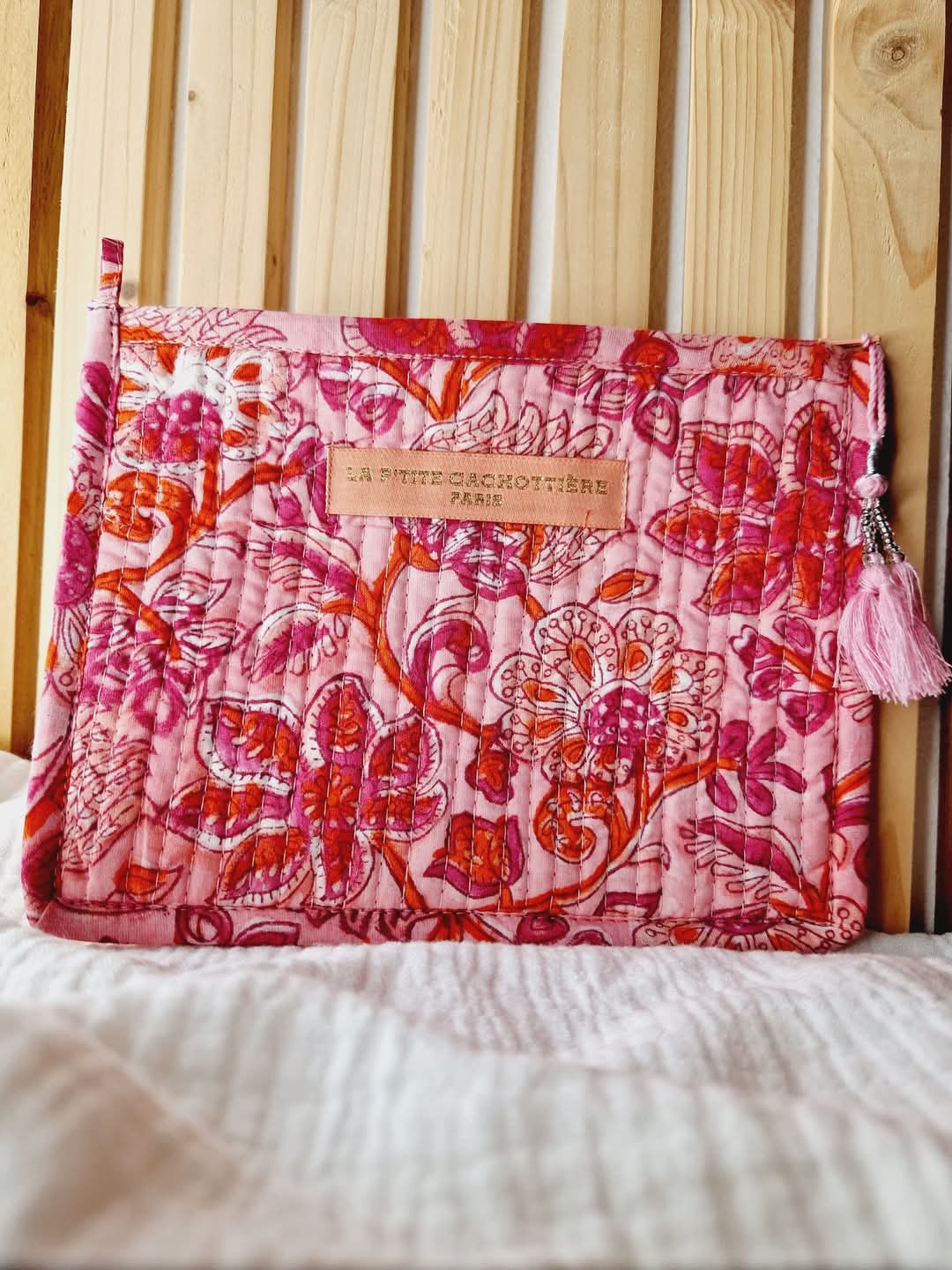 Pochette A5 - Collection Indienne rose